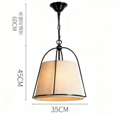 Suspension Winfordo en tissu beige, design moderne pour ambiance chaleureuse