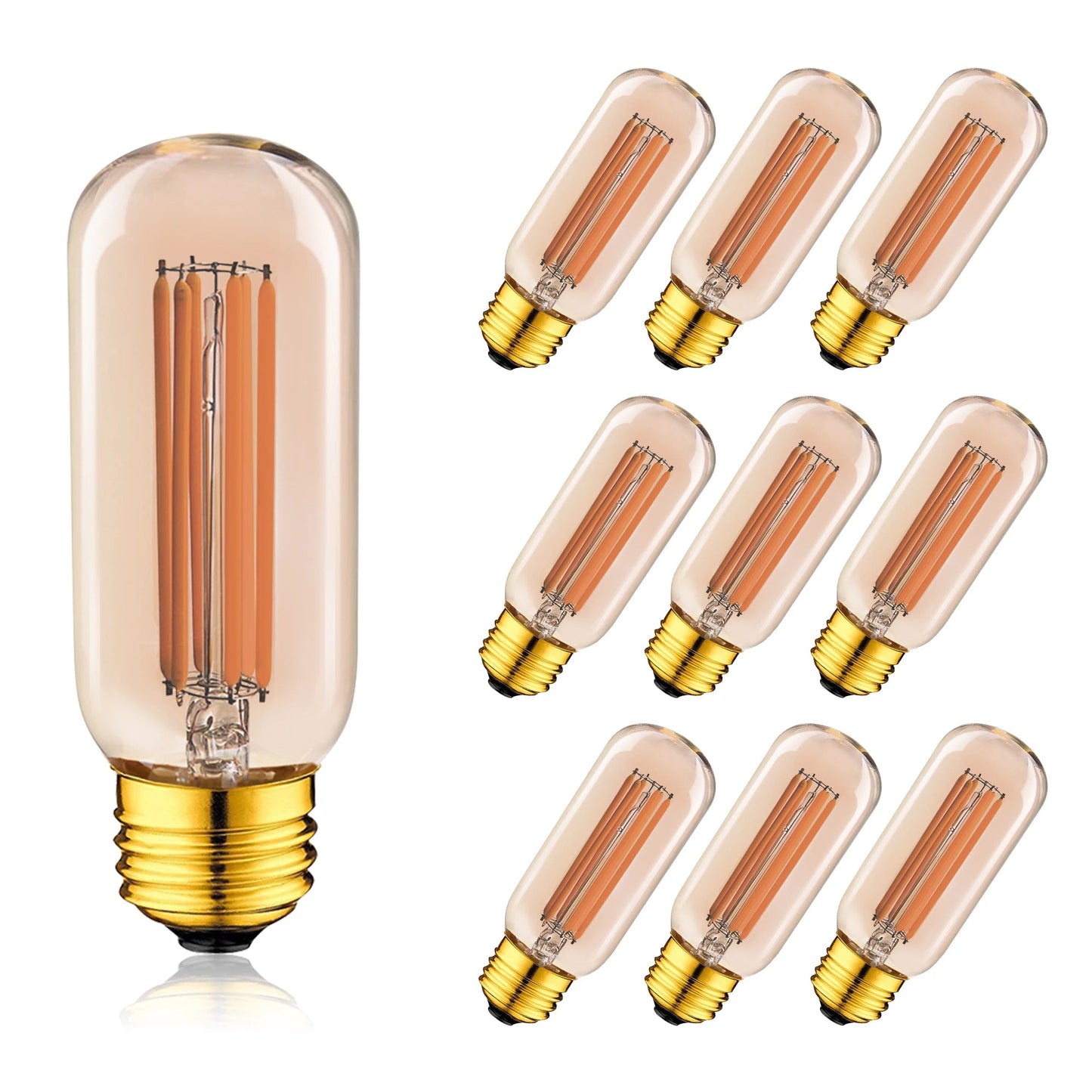 Ampoule LED Tubulaire T45 Vintage Dimmable 6W 2200K Lumière Chaude - Luminous Place