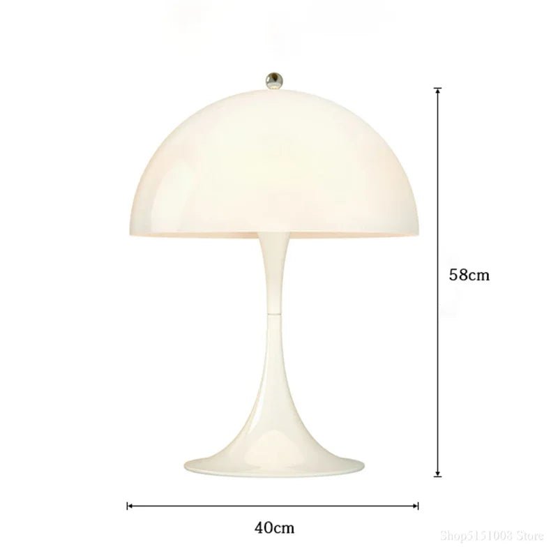 Lampadaire champignon LED nordique en aluminium pour chambre et salon - Luminous Place