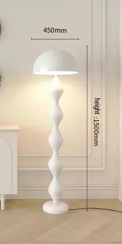 Lampadaire champignon nordique en fer LED pour salon et chambre - Luminous Place