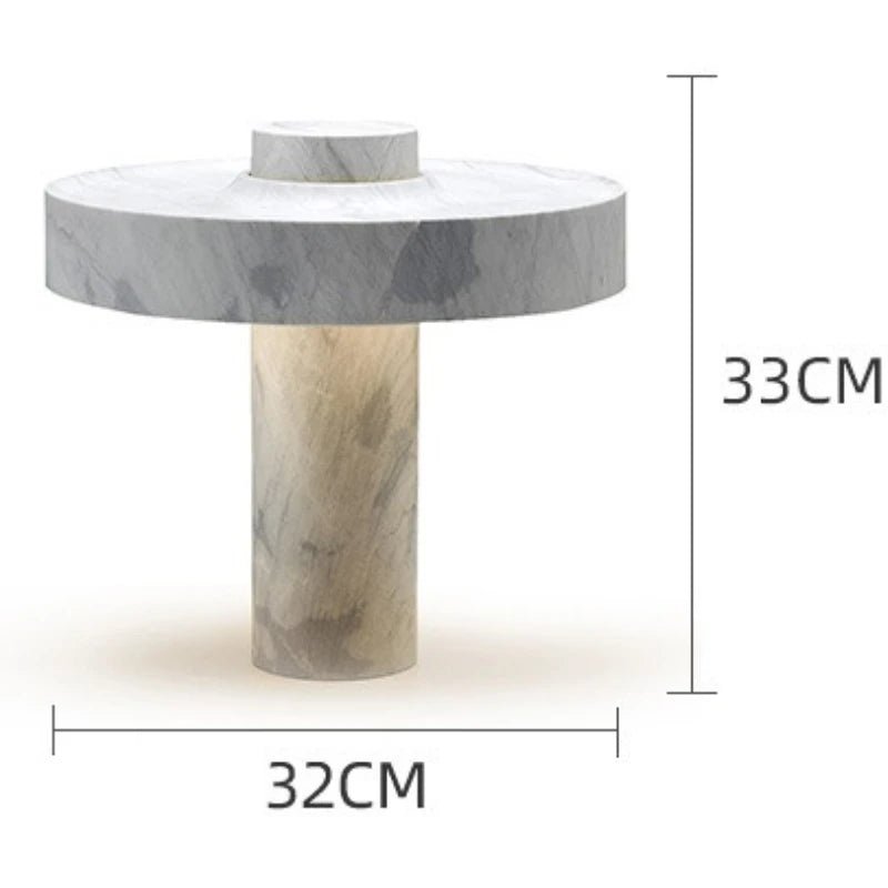 Lampe de table moderne en résine, lumière chaude et économique, ambiance cosy - Luminous Place