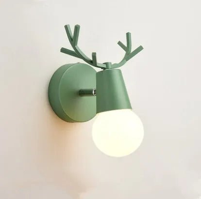 Lampe Enfant Applique Murale LED Bois Macaron Nordique pour Chambre - Luminous Place