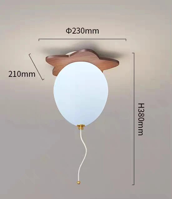 Lampe Enfant Plafonnier LED en Bois Design Romantique Ambiance Chaleureuse - Luminous Place