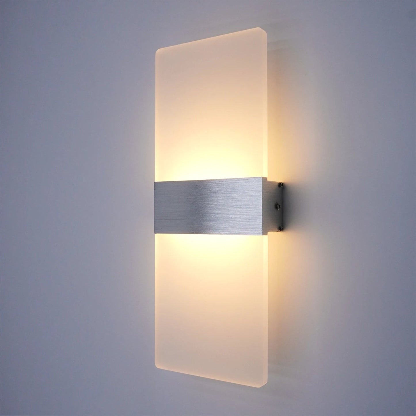 Luminaire Extérieur Applique Murale LED Moderne en Aluminium Acrylique, Lumière Chaude - Luminous Place