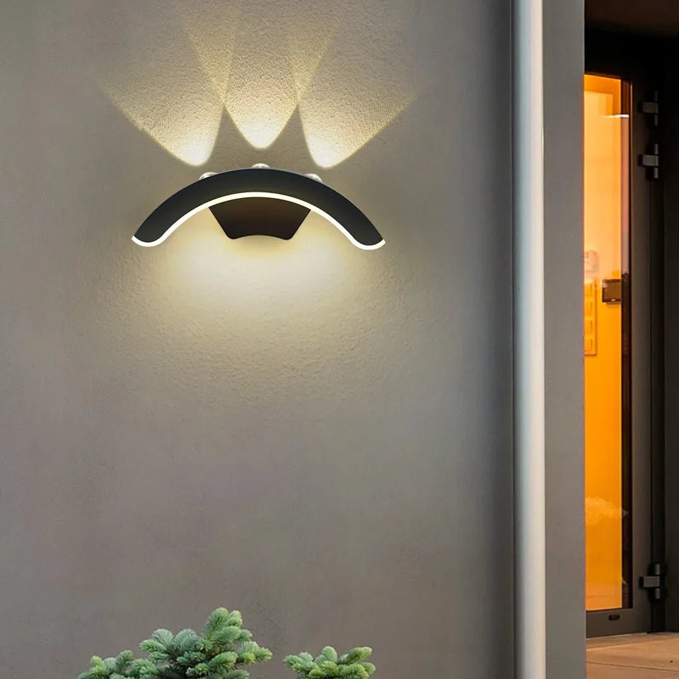 Luminaire Extérieur LED 10W IP66, Applique Murale Moderne à Lumière Blanc Chaud - Luminous Place