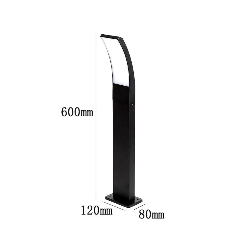 Luminaire Extérieur LED Carré en Aluminium, Éclairage de Pelouse IP65 - Luminous Place