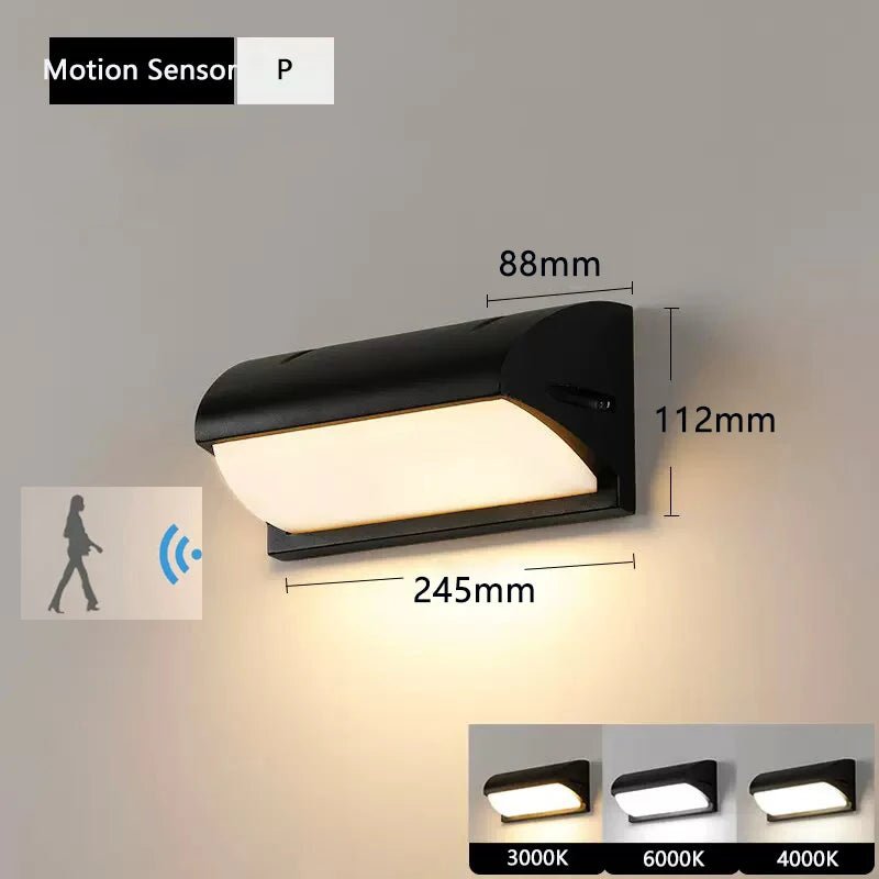 Luminaire Extérieur LED Étanche IP65 avec Capteur de Mouvement Radar - Luminous Place