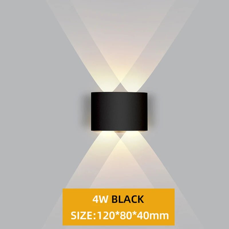 Luminaire Extérieur LED IP65 en alliage d’aluminium, lumière chaude ou blanche, design moderne - Luminous Place