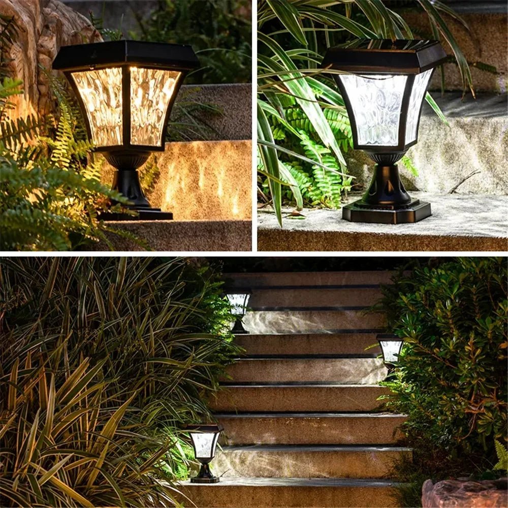 Luminaire Extérieur LED Solaire IP55 Aluminium pour Jardin et Clôture - Luminous Place