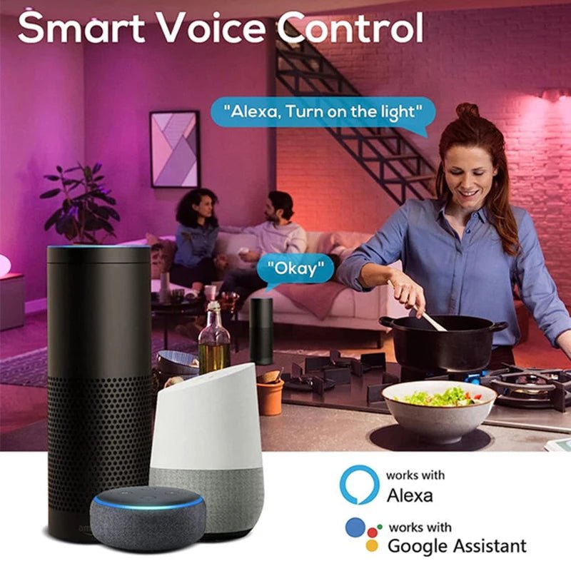 Spot Eclairage LED RGB 16M couleurs en aluminium avec Alexa et Google Home - Luminous Place