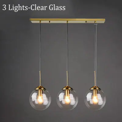 Suspension LED en verre fumé ambre, design moderne et lumière chaleureuse