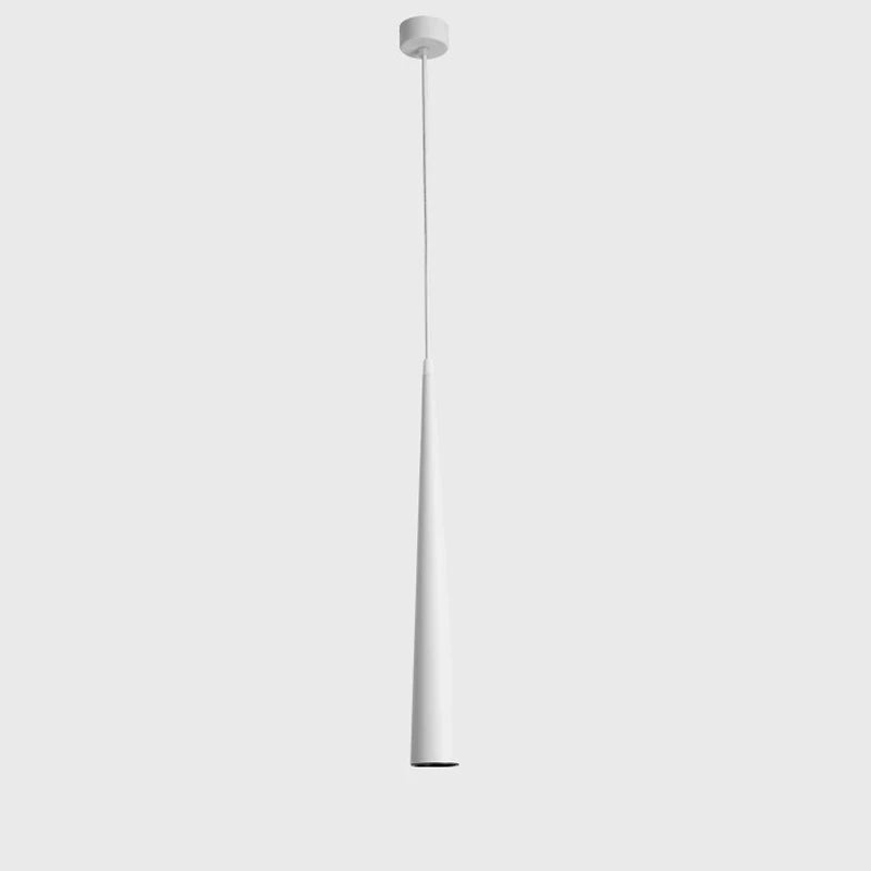 Suspension LED COB moderne en aluminium, lumière blanche chaude, 27-46 cm, 5W
