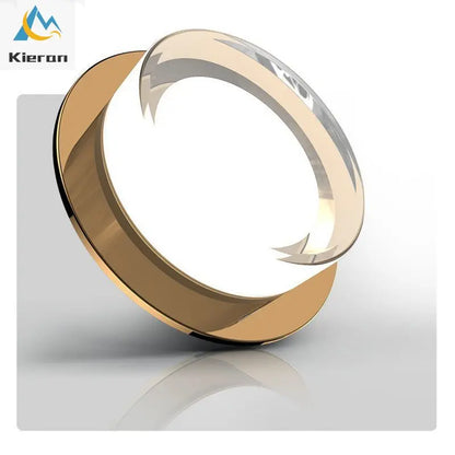 Plafonnier LED intégré en cristal et verre pour ambiance moderne et cosy