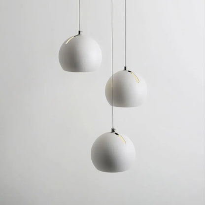 Suspension nordique moderne en fer, lampe de salle à manger réglable, design simple et créatif