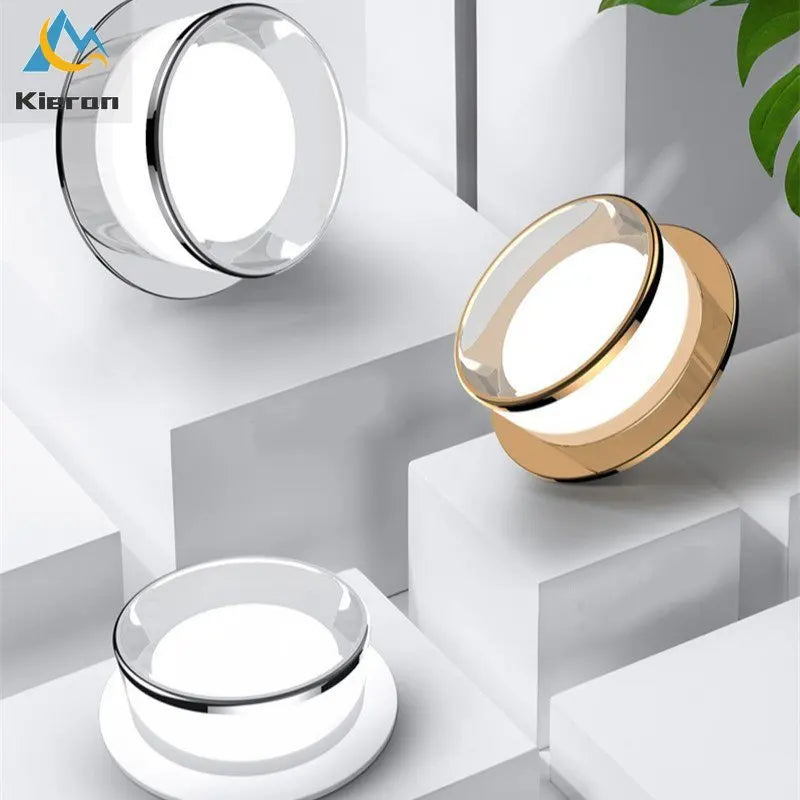 Plafonnier LED intégré en cristal et verre pour ambiance moderne et cosy