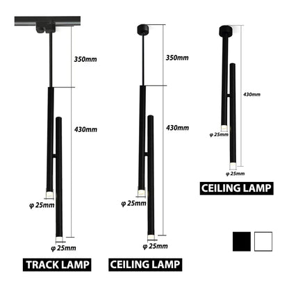 Suspension LED COB Moderne en Aluminium, 10W, Luminaire de Plafond Dimmable
