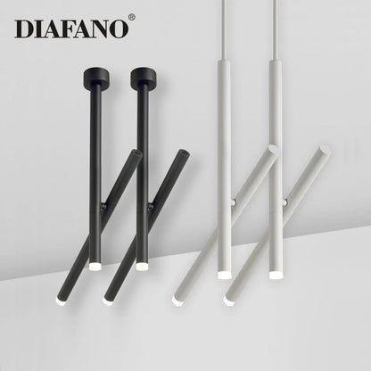 Suspension LED COB Moderne en Aluminium, 10W, Luminaire de Plafond Dimmable