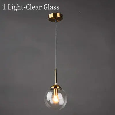 Suspension LED en verre fumé ambre, design moderne et lumière chaleureuse