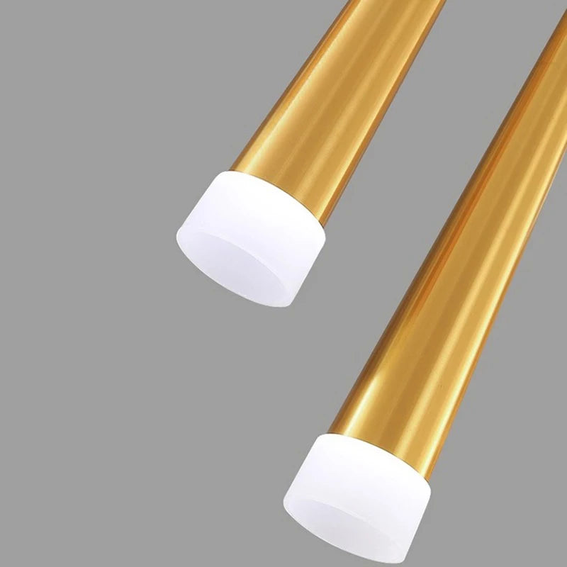 Suspension LED moderne en alliage pour escalier et salon, lumière chaude réglable