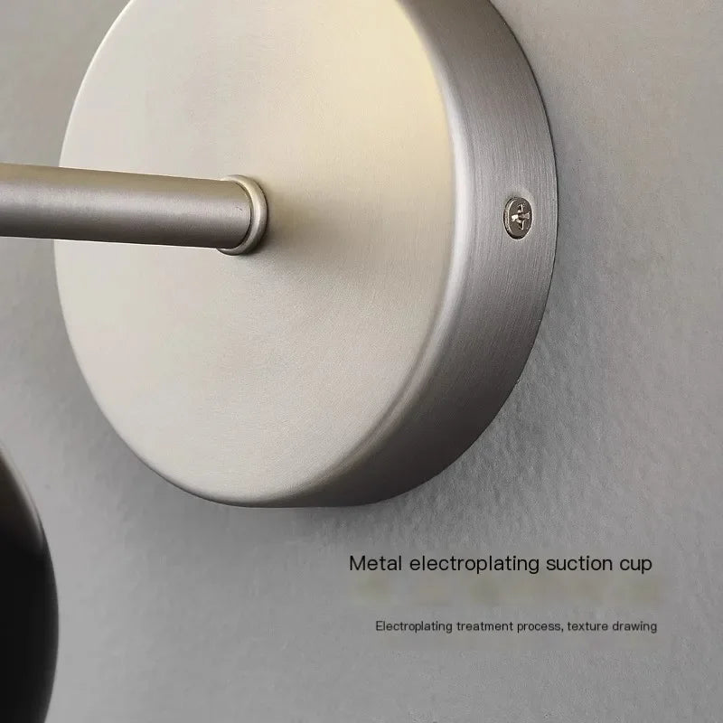 Applique Murale LED Nordique en Pierre, Lumière Ambiance Cosy Haut de Gamme