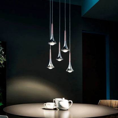 Suspension LED Moderne en Aluminium, Luminaire Décoratif pour Chambre et Cuisine