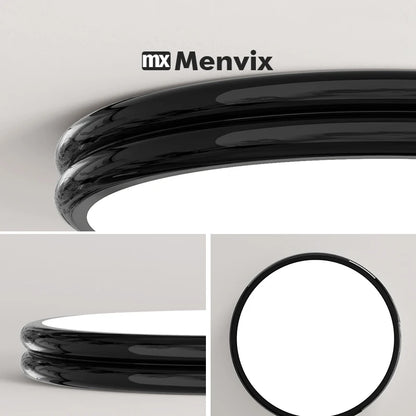 Plafonnier LED Design Moderne en Fer, Lumière Chaude et Variable pour Intérieur