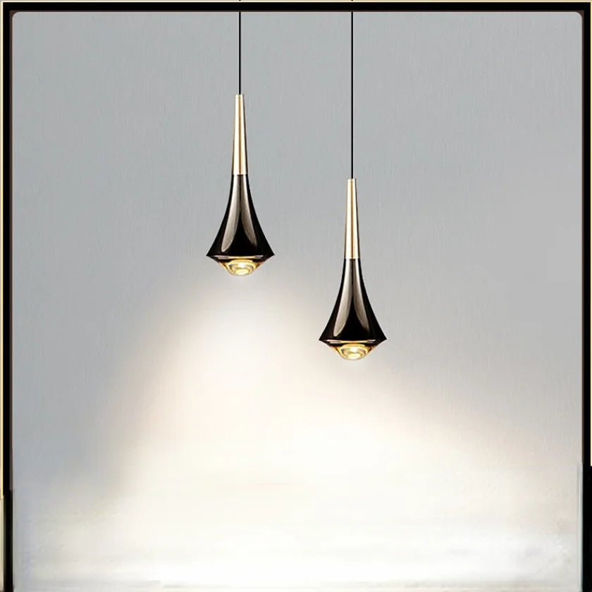 Suspension LED Moderne en Aluminium, Luminaire Décoratif pour Chambre et Cuisine