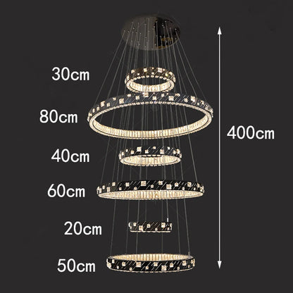 Lustre moderne en cristal et ferronnerie, éclairage LED intérieur chaleureux