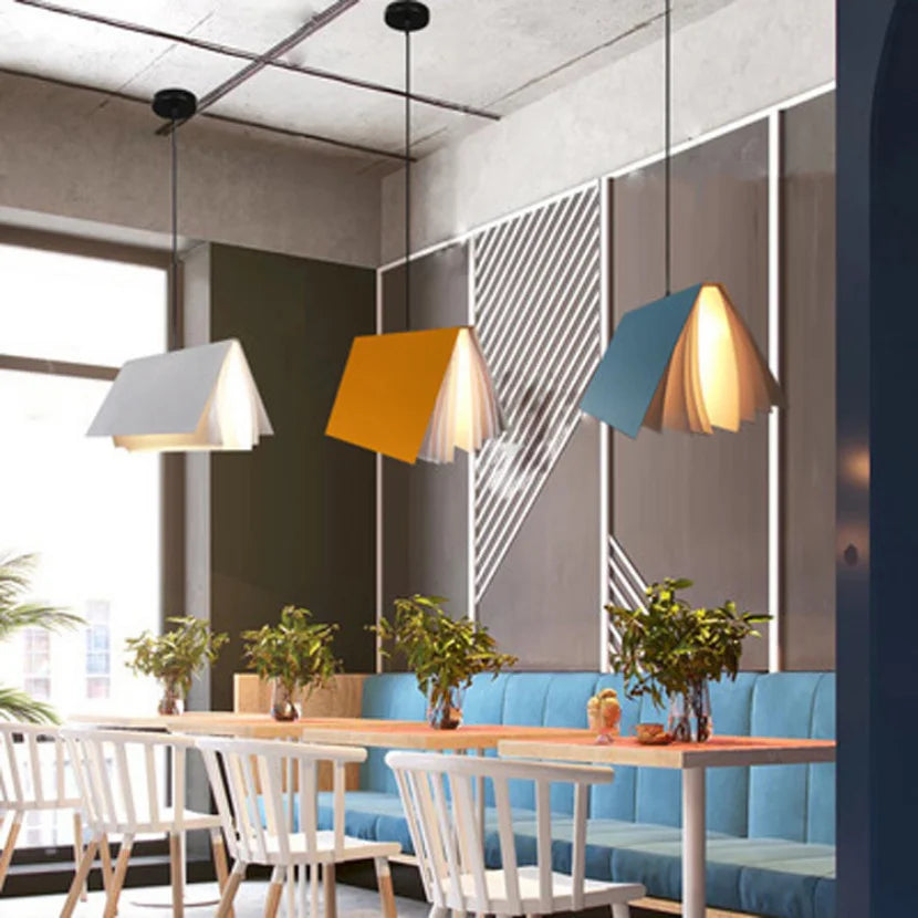 Suspension moderne en fer pour intérieur, luminaire décoratif pour étude et boutique