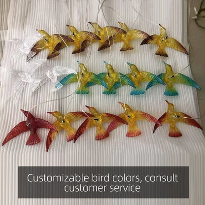 Lustre suspendu en verre et métal style moderne pour hall d’hôtel