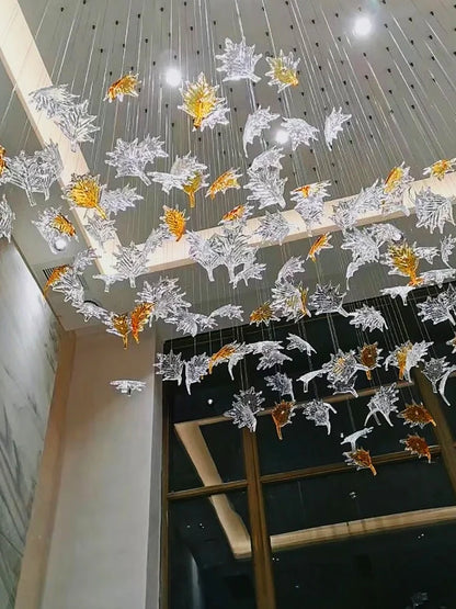 Lustre suspendu en cristal moderne pour salon, salle à manger et hôtel