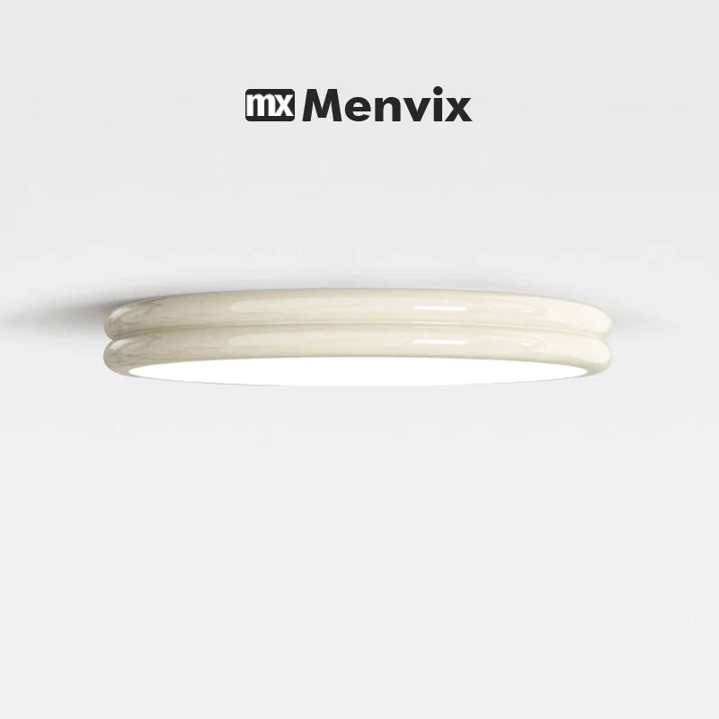 Plafonnier LED Design Moderne en Fer, Lumière Chaude et Variable pour Intérieur