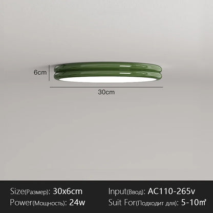 Plafonnier LED Design Moderne en Fer, Lumière Chaude et Variable pour Intérieur