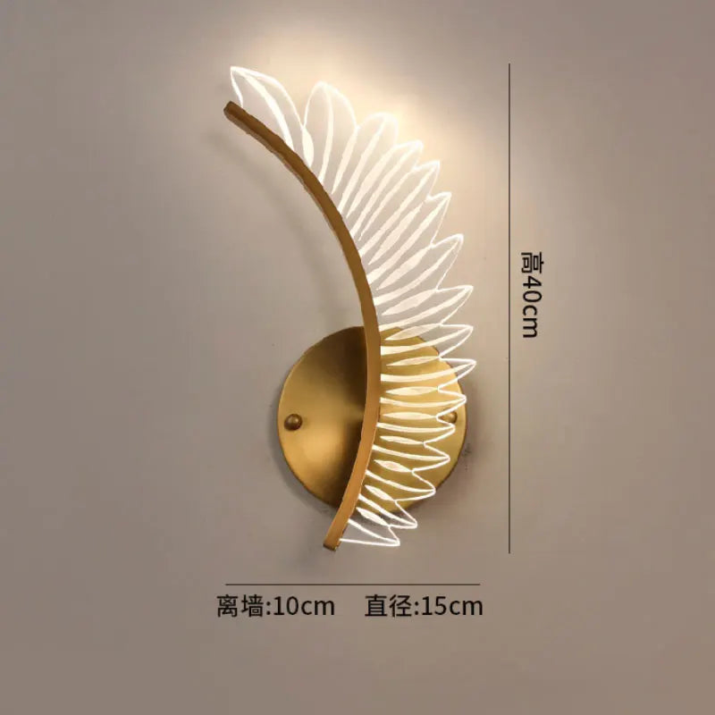 Applique Murale Nordique Moderne en Aluminium avec Lumière LED pour Salon et Allée