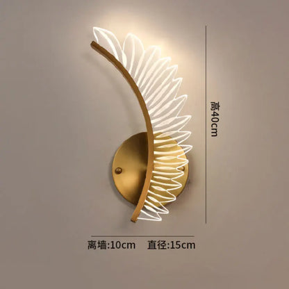 Applique Murale Nordique Moderne en Aluminium avec Lumière LED pour Salon et Allée