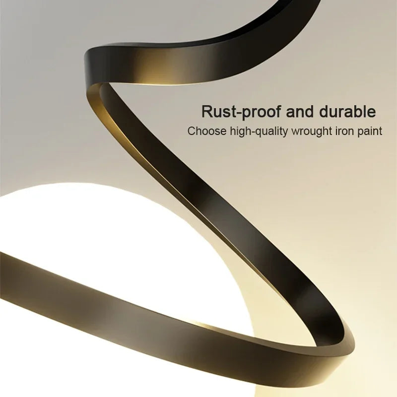 Suspension LED Nordique en Métal, Luminaire Moderne pour Salon et Chambre