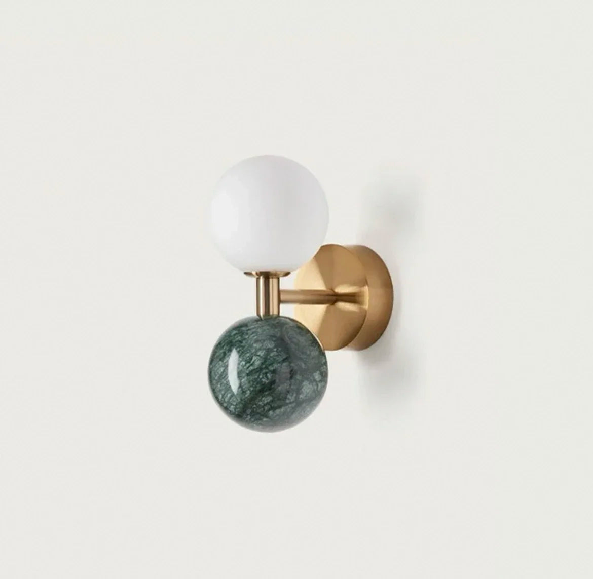 Applique Murale LED Nordique en Pierre, Lumière Ambiance Cosy Haut de Gamme