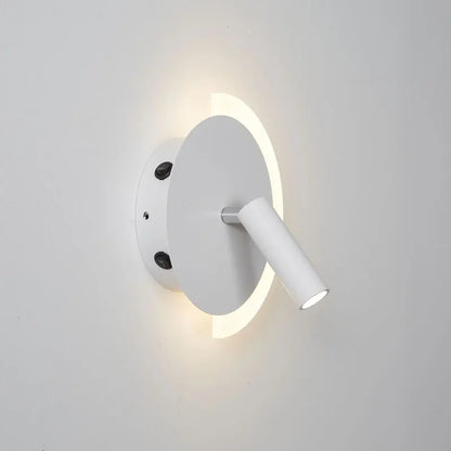 Applique Murale LED Design Moderne en Métal avec Lumière Blanche Chaude, Ambiance Cosy pour Salon et Chambre
