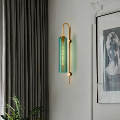 Applique Murale LED en Verre Moderne Luxe, Style Nordique, Lumière d’Ambiance