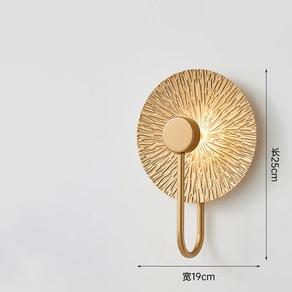 Applique Murale Leaf en Alliage Forgé, Lumière Chaude Décorative pour Chambre et Salon