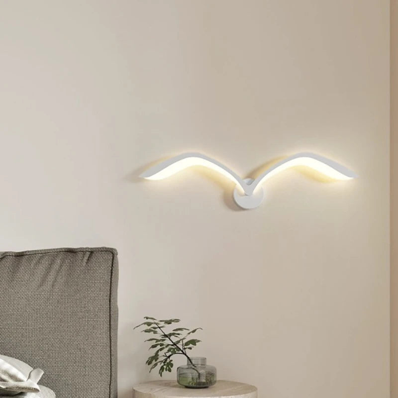 Applique Murale Nordique Moderne en Fer et Acrylique LED pour Salon et Chambre