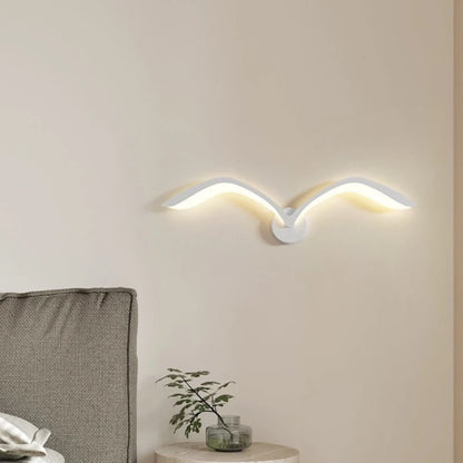 Applique Murale Nordique Moderne en Fer et Acrylique LED pour Salon et Chambre