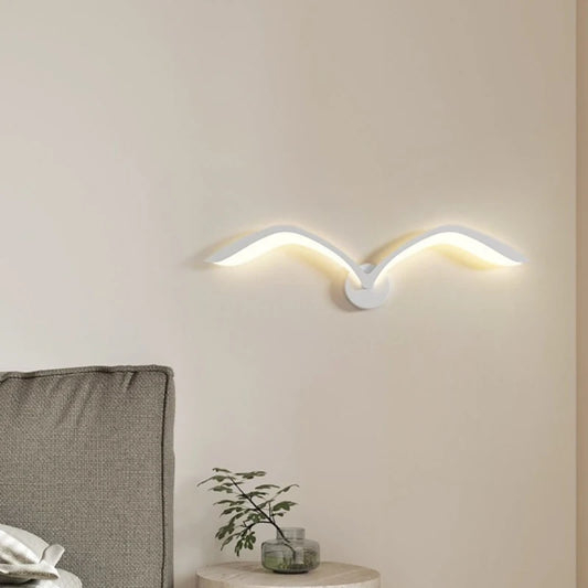 Applique Murale Nordique Moderne en Fer et Acrylique LED pour Salon et Chambre