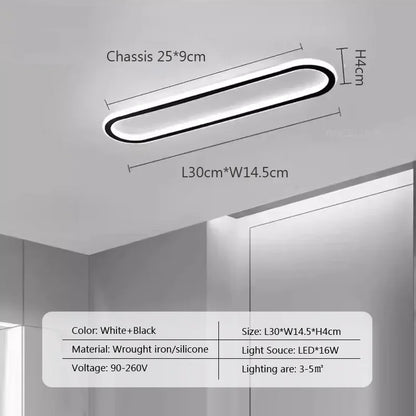 Plafonnier LED moderne en aluminium pour salon et salle à manger, lumière chaude