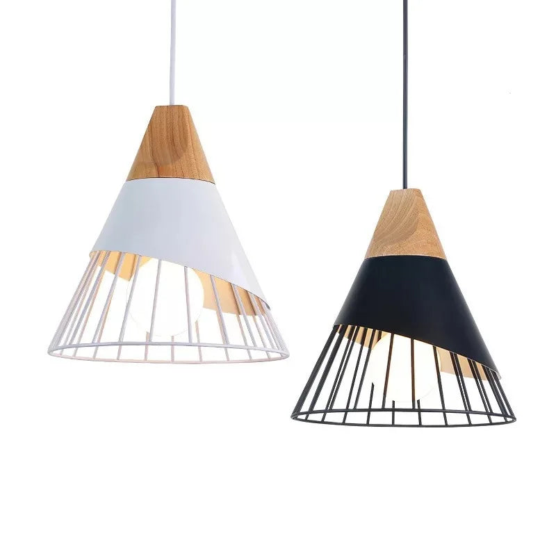 Suspension nordique design forme badminton, lumière d’ambiance cosy