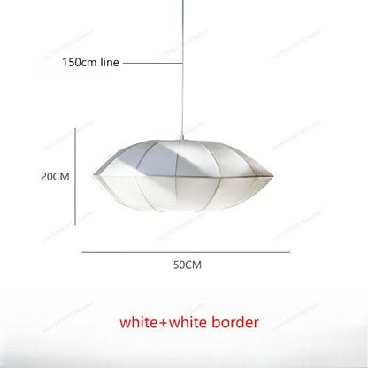 Suspension lanterne en soie Zen style japonais médiéval pour salon