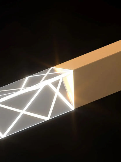 Suspension LED moderne spirale en cristal pour salon et duplex