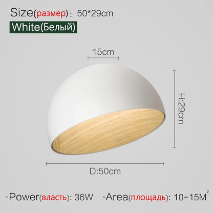 Plafonnier Incliné en Bois au Design Nordique Moderne pour Salon et Hall