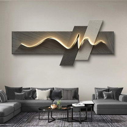 Applique Murale Moderne Luxe Style Wabi Sabi LED Cristal Aluminium