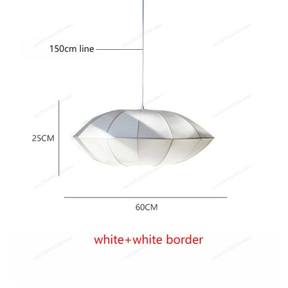 Suspension lanterne en soie Zen style japonais médiéval pour salon